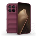 Gigapack Xiaomi 15T Pro szilikon telefonvédő (ütésállóság, kameravédő, 3d) bordó