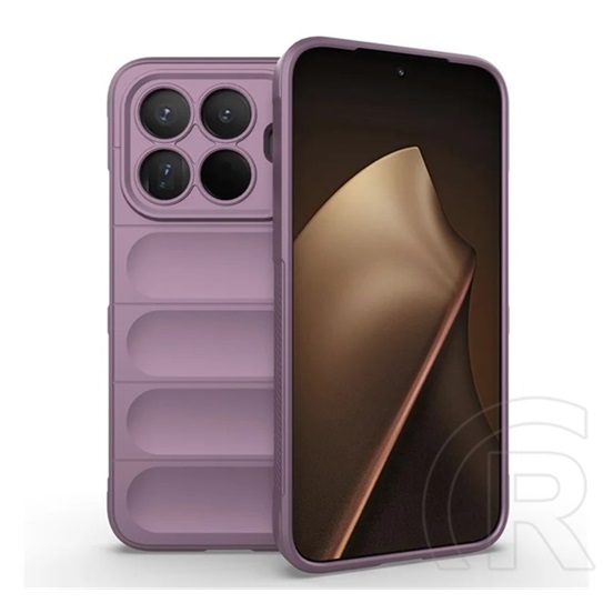Gigapack Xiaomi 15T Pro szilikon telefonvédő (ütésállóság, kameravédő, 3d) lila