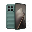 Gigapack Xiaomi 15T szilikon telefonvédő (ütésállóság, kameravédő, 3d) sötétzöld