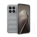 Gigapack Xiaomi 15T szilikon telefonvédő (ütésállóság, kameravédő, 3d) világosszürke