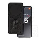 Gigapack Xiaomi 15 Ultra defender szilikon telefonvédő (ütésállóság, tartógyűrű, kameravédő) fekete