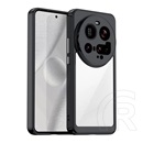 Gigapack Xiaomi 15 Ultra szilikon telefonvédő (ütésállóság, átlátszó hátlap) fekete