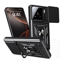 Gigapack Xiaomi 15 defender szilikon telefonvédő (ütésállóság, tartógyűrű, kameravédő) fekete