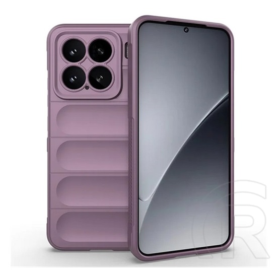 Gigapack Xiaomi 15 szilikon telefonvédő (ütésállóság, kameravédő, 3d) lila