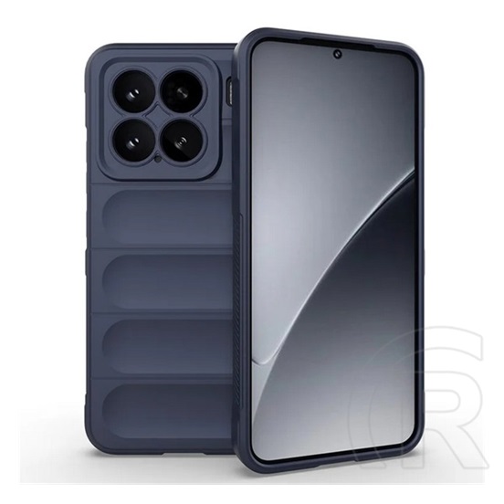 Gigapack Xiaomi 15 szilikon telefonvédő (ütésállóság, kameravédő, 3d) sötétkék