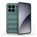 Gigapack Xiaomi 15 szilikon telefonvédő (ütésállóság, kameravédő, 3d) sötétzöld