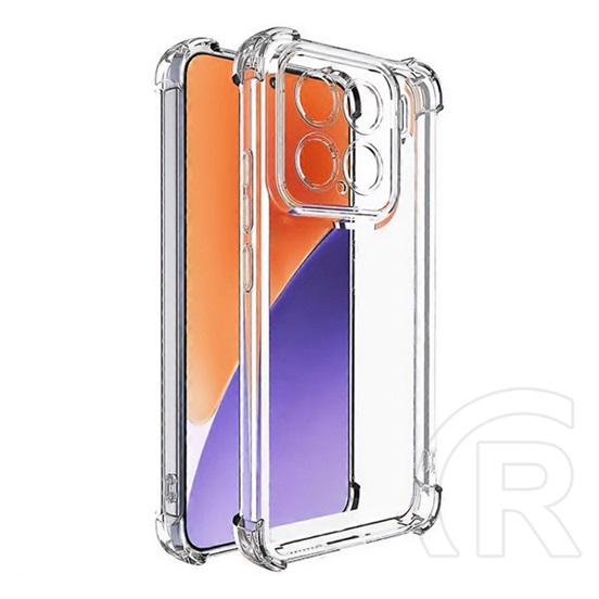 Gigapack Xiaomi 15 szilikon telefonvédő (ütésállóság, légpárnás sarok) átlátszó