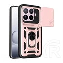 Gigapack Xiaomi 17T Pro defender szilikon telefonvédő (ütésállóság, tartógyűrű, mágneses) rozéarany