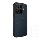 Gigapack Xiaomi 17T Pro szilikon telefonvédő (műanyag hátlap, karbon minta, mágneses) sötétkék