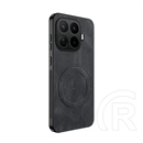 Gigapack Xiaomi 17T Pro szilikon telefonvédő (nappa bőr hátlap, légpárnás sarok, magsafe) fekete