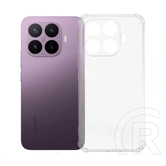 Gigapack Xiaomi 17T Pro szilikon telefonvédő (ütésállóság, légpárnás sarok) átlátszó