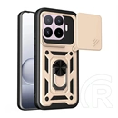 Gigapack Xiaomi 17T defender szilikon telefonvédő (ütésállóság, tartógyűrű, mágneses) arany
