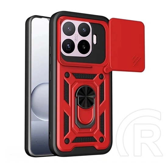 Gigapack Xiaomi 17T defender szilikon telefonvédő (ütésállóság, tartógyűrű, mágneses) piros
