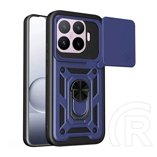 Gigapack Xiaomi 17T defender szilikon telefonvédő (ütésállóság, tartógyűrű, mágneses) sötétkék