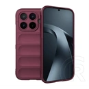 Gigapack Xiaomi 17T szilikon telefonvédő (ütésállóság, kameravédő, 3d) bordó