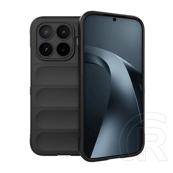 Gigapack Xiaomi 17T szilikon telefonvédő (ütésállóság, kameravédő, 3d) fekete