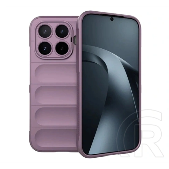 Gigapack Xiaomi 17T szilikon telefonvédő (ütésállóság, kameravédő, 3d) lila