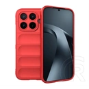 Gigapack Xiaomi 17T szilikon telefonvédő (ütésállóság, kameravédő, 3d) piros