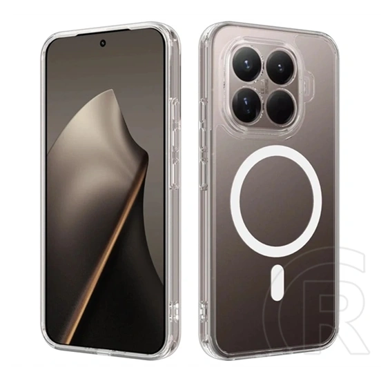 Gigapack Xiaomi 17T szilikon telefonvédő (ütésállóság, légpárnás sarok, akril hátlap, magsafe) átlátszó