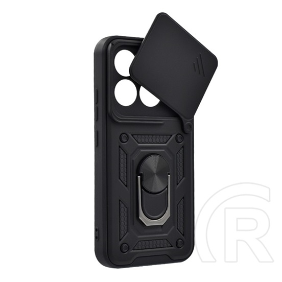 Gigapack Xiaomi 17 defender szilikon telefonvédő (ütésállóság, tartógyűrű, kameravédő) fekete