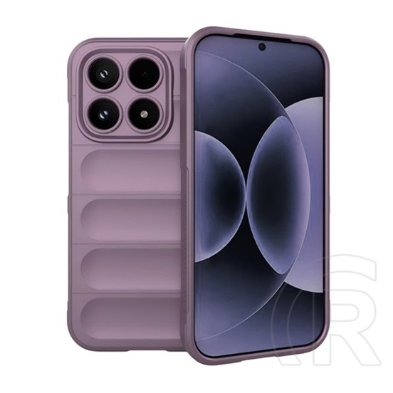 Gigapack Xiaomi 17 szilikon telefonvédő (ütésállóság, kameravédő, 3d) lila