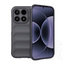 Gigapack Xiaomi 17 szilikon telefonvédő (ütésállóság, kameravédő, 3d) sötétszürke