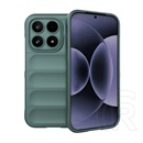Gigapack Xiaomi 17 szilikon telefonvédő (ütésállóság, kameravédő, 3d) sötétzöld