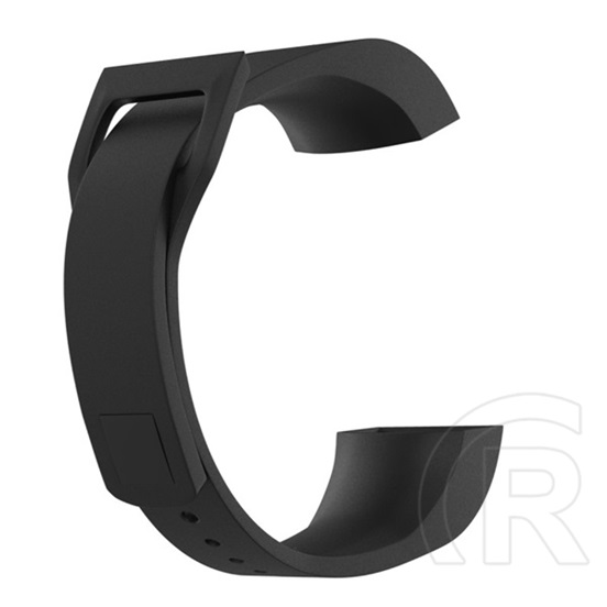 Gigapack Xiaomi MI Band 4C pótszíj (egyedi méret, szilikon, állítható) fekete