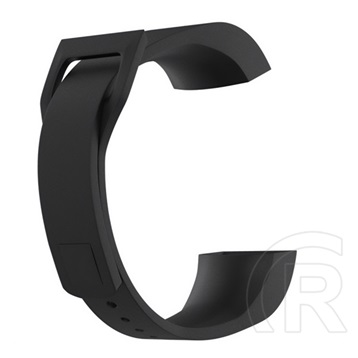 Gigapack Xiaomi MI Band 4C pótszíj (egyedi méret, szilikon, állítható) fekete