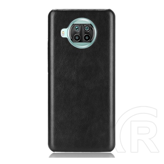 Gigapack Xiaomi Mi 10T Lite 5G műanyag telefonvédő (bőr hatású bevonat) fekete