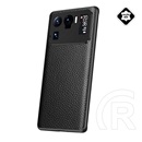 Gigapack Xiaomi Mi 11 Ultra 5G szilikon telefonvédő (valódi bőr bevonat) fekete