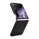 Gigapack Xiaomi Mix Flip műanyag telefonvédő (ütésállóság, bőr hatású hátlap, karbon minta) fekete