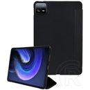 Gigapack Xiaomi Pad 6 tok álló, bőr hatású (aktív flip, oldalra nyíló, trifold, asztali tartó) fekete