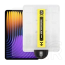 Gigapack Xiaomi Pad 7 Pro képernyővédő üveg (0.3mm, 9h, nem íves + segédkeret) átlátszó