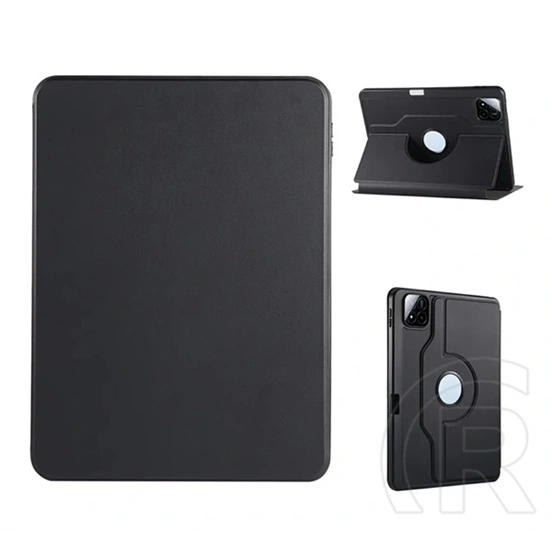 Gigapack Xiaomi Pad 8 Pro tok álló, bőr hatású (flip, asztali tartó, 360°, ceruza tartó) fekete