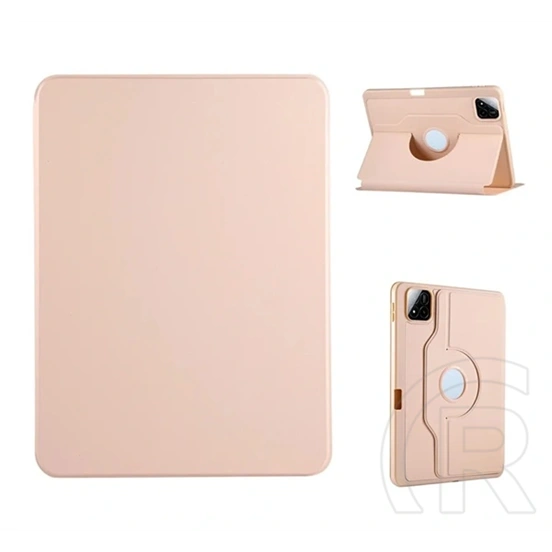 Gigapack Xiaomi Pad 8 Pro tok álló, bőr hatású (flip, asztali tartó, 360°, ceruza tartó) rózsaszín