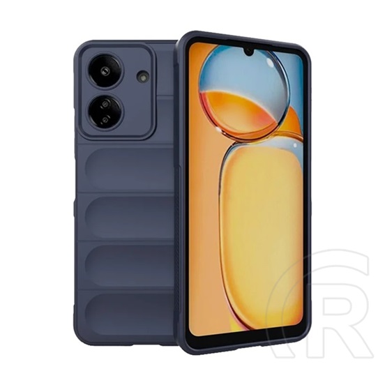 Gigapack Xiaomi Poco C65 szilikon telefonvédő (ütésállóság, kameravédő, 3d) sötétkék