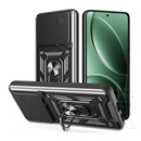 Gigapack Xiaomi Poco F7 Pro defender szilikon telefonvédő (ütésállóság, tartógyűrű, kameravédő) fekete