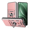 Gigapack Xiaomi Poco F7 Pro defender szilikon telefonvédő (ütésállóság, tartógyűrű, kameravédő) rozéarany