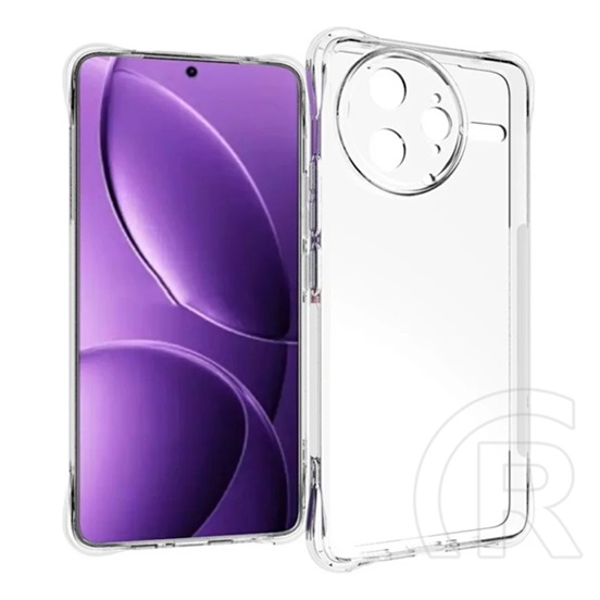 Gigapack Xiaomi Poco F7 Ultra szilikon telefonvédő (ütésállóság, légpárnás sarok) átlátszó