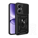 Gigapack Xiaomi Poco F7 defender szilikon telefonvédő (ütésállóság, tartógyűrű, kameravédő) fekete