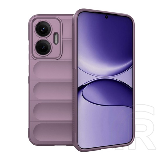 Gigapack Xiaomi Poco F7 szilikon telefonvédő (ütésállóság, kameravédő, 3d) lila