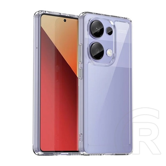 Gigapack Xiaomi Poco M6 Pro LTE  műanyag telefonvédő (szilikon keret, ütésállóság, átlátszó hátlap) átlátszó