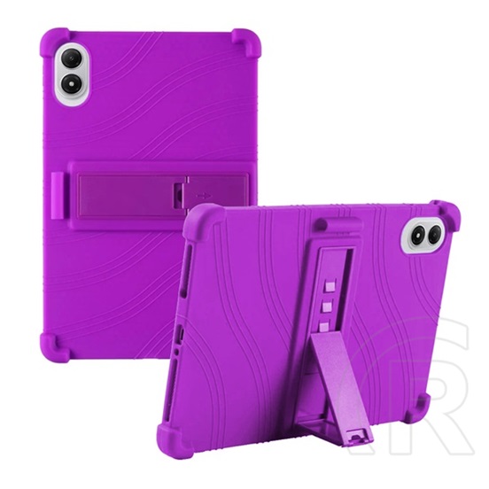 Gigapack Xiaomi Poco Pad M1  defender szilikon telefonvédő (ütésállóság, kitámasztó) lila