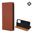 Gigapack Xiaomi Poco X5 5G tok álló, valódi bőr (flip, oldalra nyíló, asztali tartó) burgundy