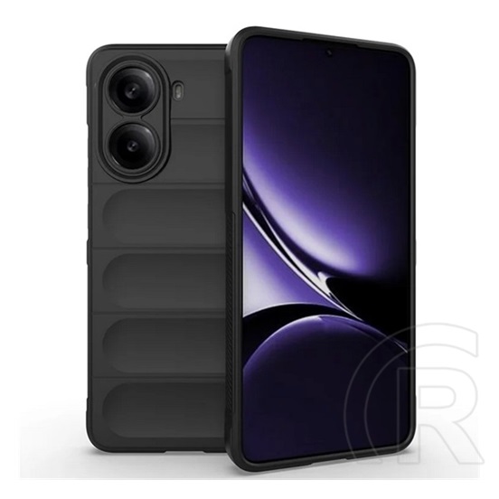 Gigapack Xiaomi Poco X7 Pro szilikon telefonvédő (ütésállóság, kameravédő, 3d) fekete