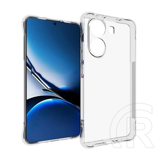 Gigapack Xiaomi Poco X7 Pro szilikon telefonvédő (ütésállóság, légpárnás sarok) átlátszó