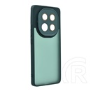 Gigapack Xiaomi Poco X7  szilikon telefonvédő (ütésállóság, akril hátlap, kameravédő) sötétzöld