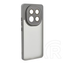 Gigapack Xiaomi Poco X7  szilikon telefonvédő (ütésállóság, akril hátlap, kameravédő) világosszürke