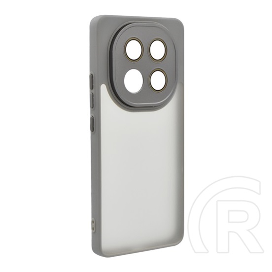 Gigapack Xiaomi Poco X7  szilikon telefonvédő (ütésállóság, akril hátlap, kameravédő) világosszürke